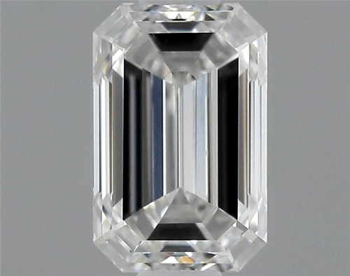0.52 carat F-SI1 Natūralus Emerald Deimantas (1)