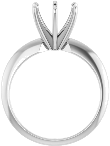 Sužadėtuvių Žiedas „Solitaire“ 950 Platinos Round 7.8mm x 8.6mm (2)