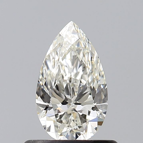0.55 carat I-VS1 Natūralus Pear Deimantas (1)