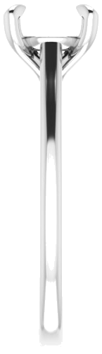 Sužadėtuvių Žiedas „Solitaire“ 950 Platinos Round 7.4mm (4)