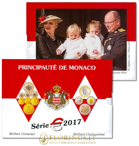 2017 Monaco BU Euro coin set (1)