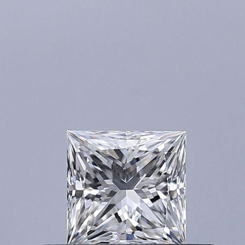0.32 carat E-VVS1 Natūralus Princess Deimantas (1)