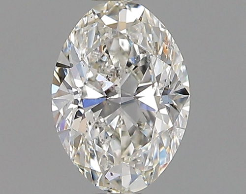 0.52 carat H-SI2 Natūralus Oval Deimantas (1)