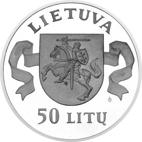 1995 Neatkarība 50 litai Sudraba monēta PF 68 ULTRA CAMEO (4)