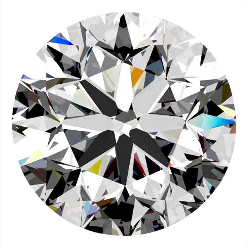 0.3 carat G-VVS2 GD cut Natūralus Round Deimantas (1)