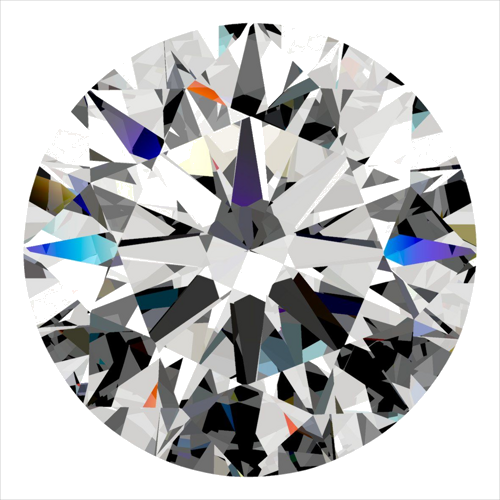 0.34 carat H-VVS1 Excellent cut Natūralus Round Deimantas (1)
