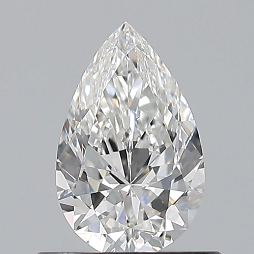 0.6 carat F-VS1 Natūralus Pear Deimantas (1)