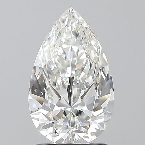 1.71 carat G-VS2 Natūralus Pear Deimantas (1)