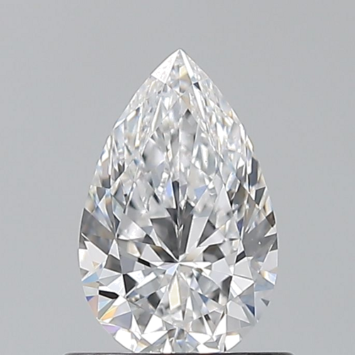 0.7 carat D-VS2 Natūralus Pear Deimantas (1)