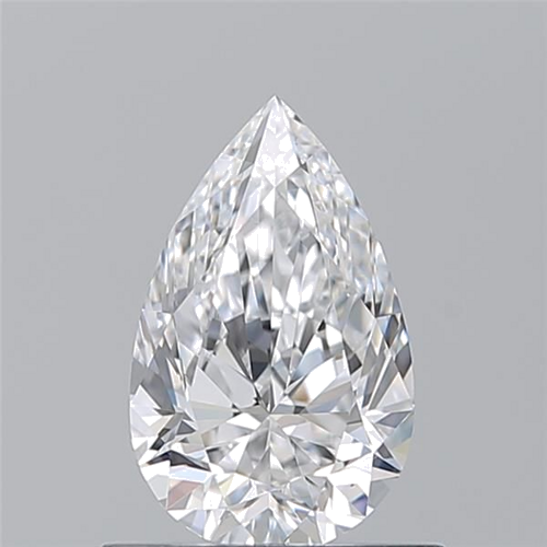 0.7 carat D-VS2 Natūralus Pear Deimantas (1)