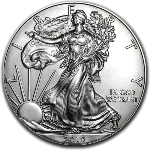1 унция Сребърна монета American Eagle USA (смесена година) (5)
