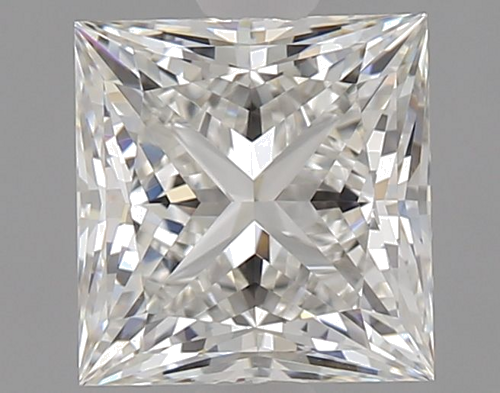1.7 carat H-VVS1 Natūralus Princess Deimantas (1)