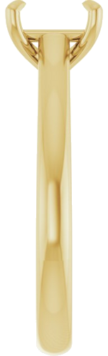 Sužadėtuvių Žiedas „Claw-Prong“ 10k yellow gold Square 5.5mm (4)