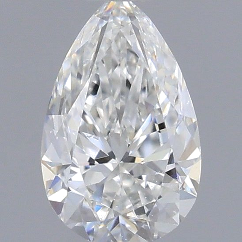 0.3 carat F-SI1 Natūralus Pear Deimantas (1)