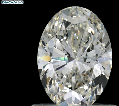 0.8 carat H-SI1 Natūralus Oval Deimantas (1)