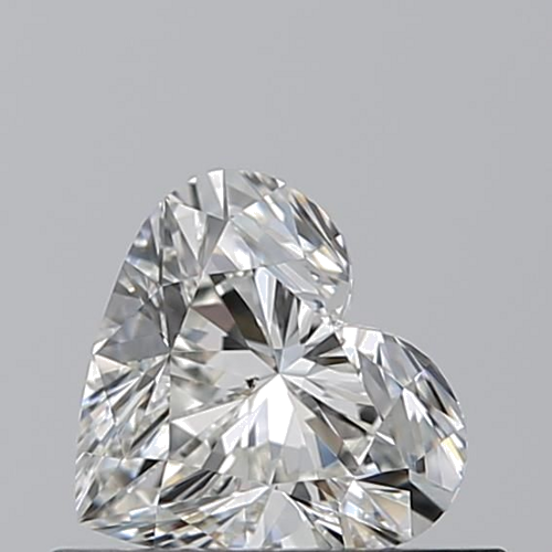 0.51 carat H-SI1 Natūralus Heart Deimantas (1)