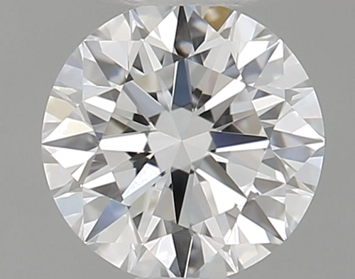 0.43 carat F-VVS1 Excellent cut Natūralus Round Deimantas (1)