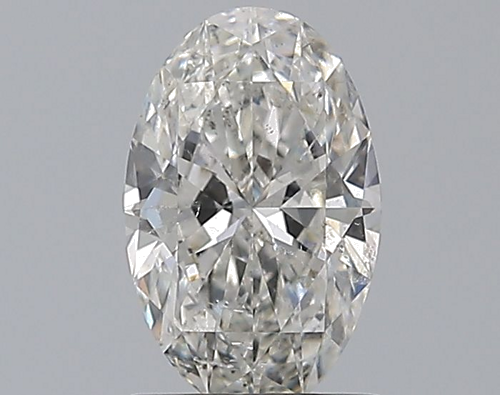 1.0 carat G-SI2 Natūralus Oval Deimantas (1)