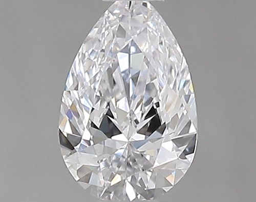 0.34 carat D-VS1 Natūralus Pear Deimantas (1)