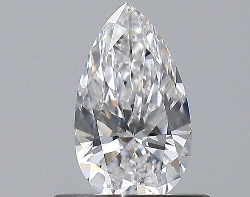 0.46 carat E-VVS1 Natūralus Pear Deimantas (1)