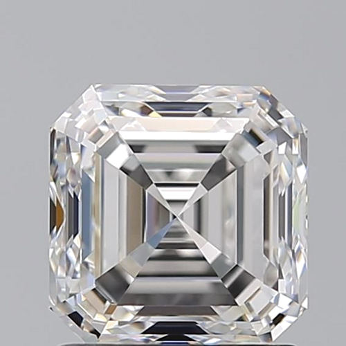 1.7 carat F-VVS2 Natūralus Asscher Deimantas (1)