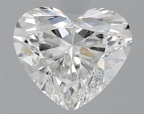 1.51 carat F-SI2 Natūralus Heart Deimantas (1)