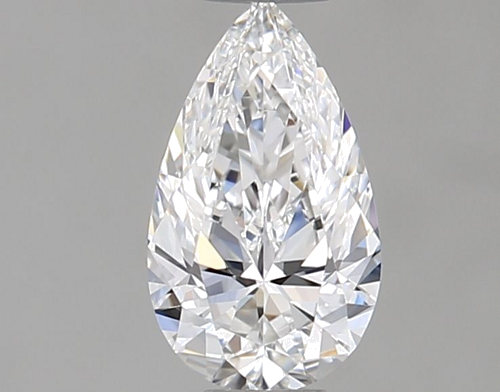 0.37 carat F-VVS1 Natūralus Pear Deimantas (1)