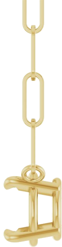 Pakabukas „Solitaire Claw-Prong“ 14k yellow gold Round 7mm (3)