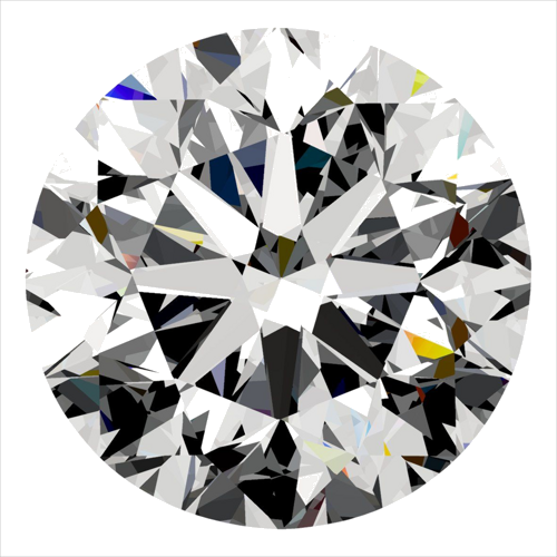 0.3 carat E-VVS2 Very Good cut Natūralus Round Deimantas (1)
