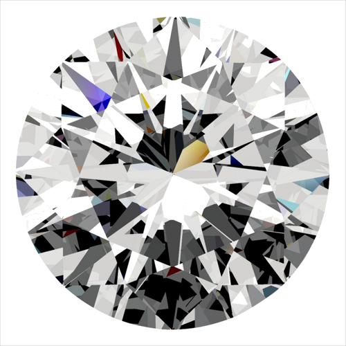 0.31 carat E-VVS1 Excellent cut Natūralus Round Deimantas (1)
