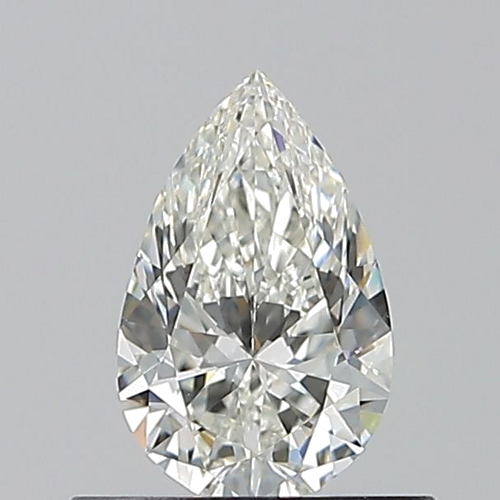 0.5 carat H-VS2 Natūralus Pear Deimantas (1)