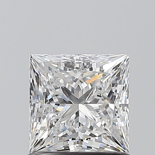 1.0 carat E-SI1 Natūralus Princess Deimantas (1)