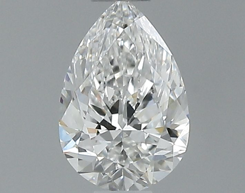 0.5 carat F-VS1 Natūralus Pear Deimantas (1)