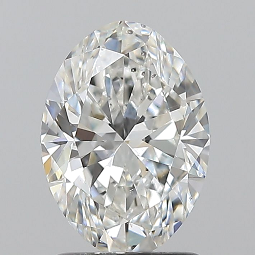 1.5 carat G-SI1 Natūralus Oval Deimantas (1)