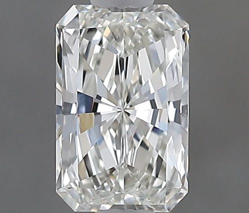 0.5 carat I-VVS2 Natūralus Radiant Deimantas (1)
