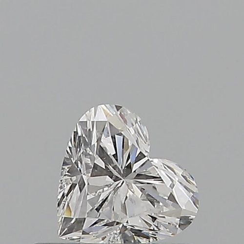 0.51 carat F-SI2 Natūralus Heart Deimantas (1)
