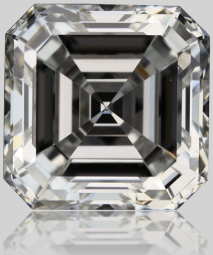 0.52 carat F-VVS1 Natūralus Asscher Deimantas (1)
