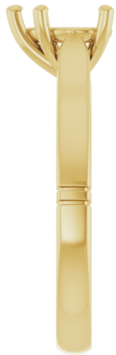 Sužadėtuvių Žiedas „Solitaire“ 10k yellow gold Pear 8mm x 6mm (4)
