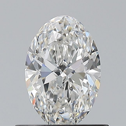 0.6 carat F-VVS1 Natūralus Oval Deimantas (1)