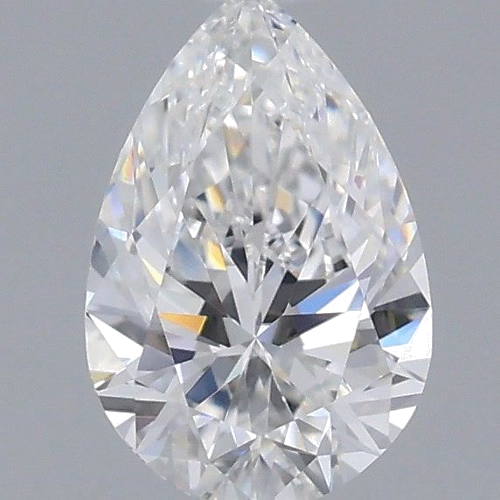 0.43 carat E-VVS1 Natūralus Pear Deimantas (1)