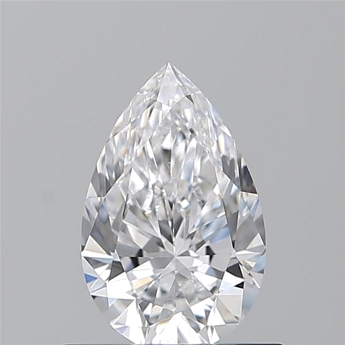 0.7 carat D-VS2 Natūralus Pear Deimantas (1)
