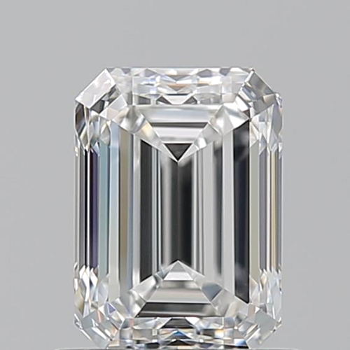 1.01 carat F-VVS2 Natūralus Emerald Deimantas (1)