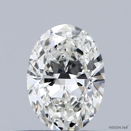 0.33 carat I-VS1 Natūralus Oval Deimantas (1)