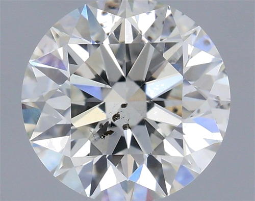 0.75 carat I-SI2 Excellent cut Natūralus Round Deimantas (1)