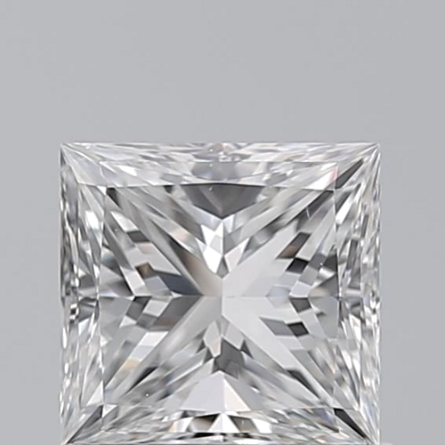 1.01 carat F-VS2 Natūralus Princess Deimantas (1)