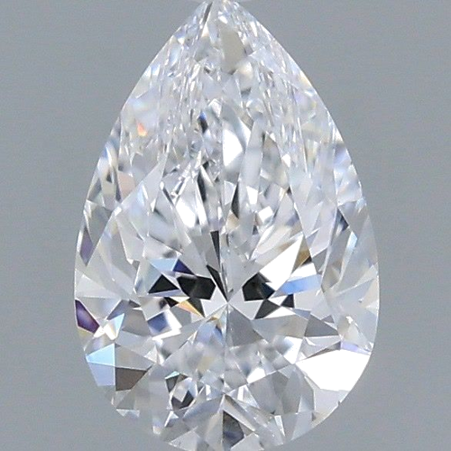 0.6 carat D-VS1 Natūralus Pear Deimantas (1)