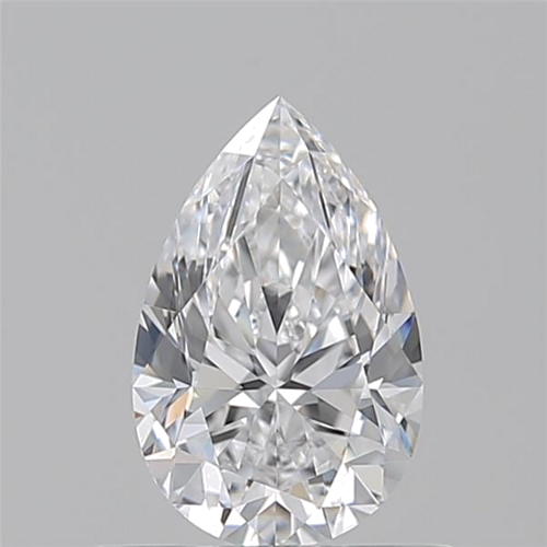 0.7 carat D-VS1 Natūralus Pear Deimantas (1)