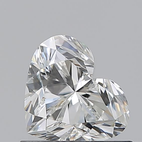 0.76 carat H-VVS2 Natūralus Heart Deimantas (1)