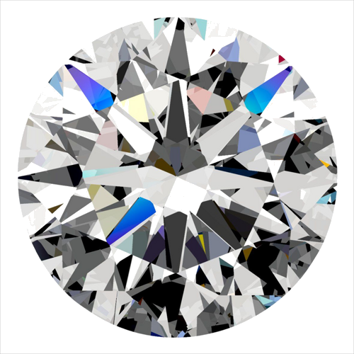 0.31 carat H-IF Excellent cut Natūralus Round Deimantas (1)