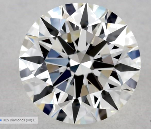 0.57 carat H-VVS2 Excellent cut Natūralus Round Deimantas (1)